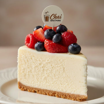 Classic New York Cheesecake with Fresh Berries