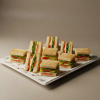 Gourmet Mini Sandwiches – Fresh Veg & Cheese
