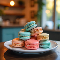 Pastel French Macarons – Gourmet Café Collection
