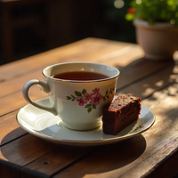 Black Tea with Cake – Elegant Café Pairing