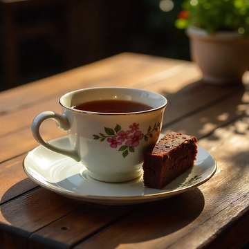 Black Tea with Cake – Elegant Café Pairing
