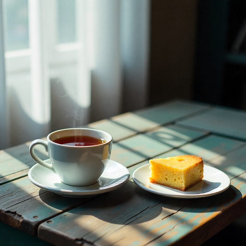 Black Tea with Cake – Elegant Café Pairing